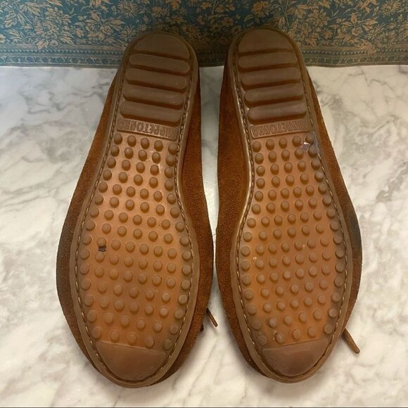 Minnetonka Kilty Suede Moccasins - Picture 4 of 5